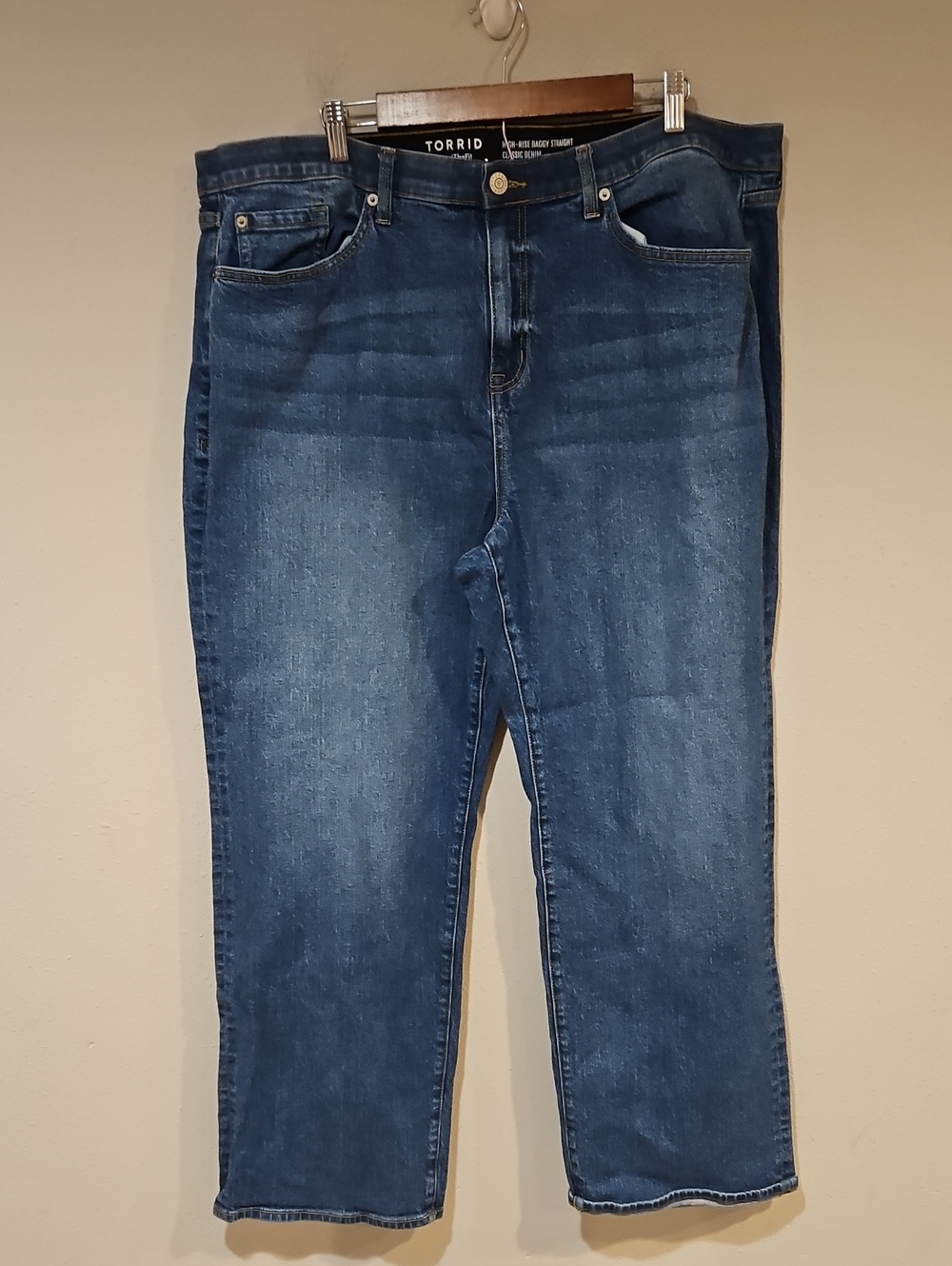 Torrid High Rise Baggy Straight Jeans